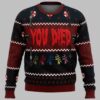 Resident Evil You Died Ugly Christmas Sweater