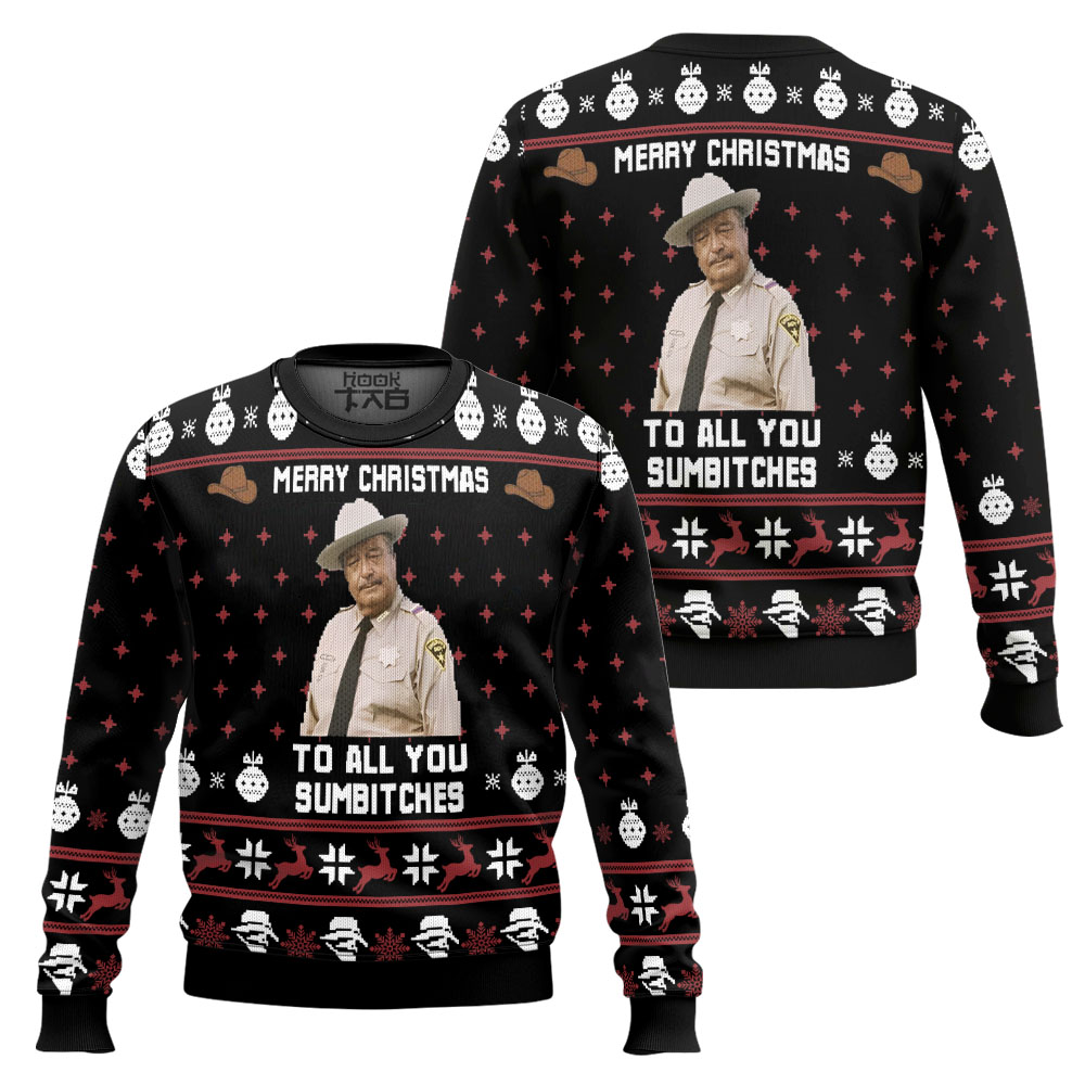 SA16092023M4-mk1_x2.jpg Smokey And The Bandit Merry Christmas Ugly Christmas Sweater