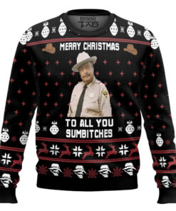 Smokey And The Bandit Merry Christmas Ugly Christmas Sweater