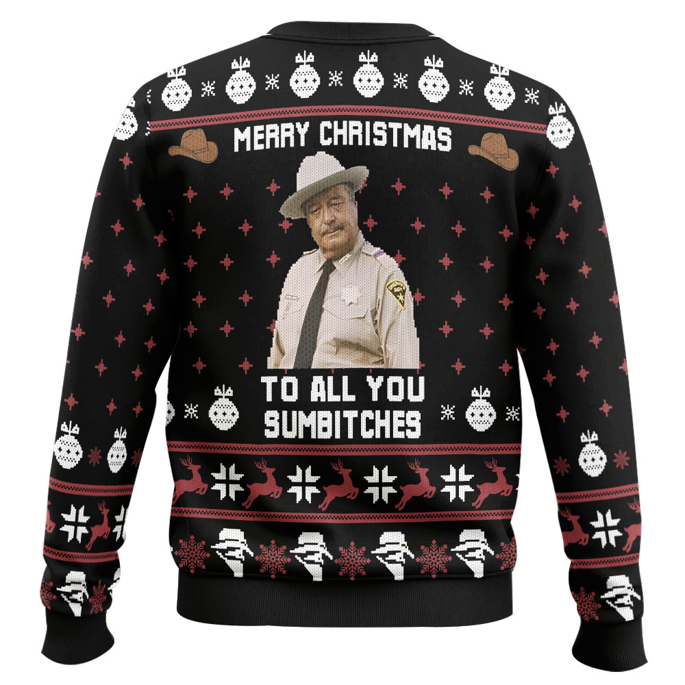 SA16092023M4-mk3.jpg Smokey And The Bandit Merry Christmas Ugly Christmas Sweater