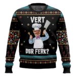 Funny Swedish Chef Vert Der Ferk Ugly Christmas Sweater