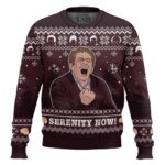 Serenity Now Seinfeld Ugly Christmas Sweater