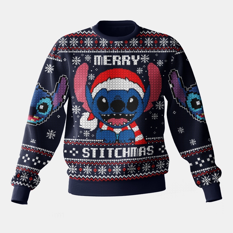 ST100924DKD2-MK1.jpg Stitch Merry Stitchmas Ugly Sweater