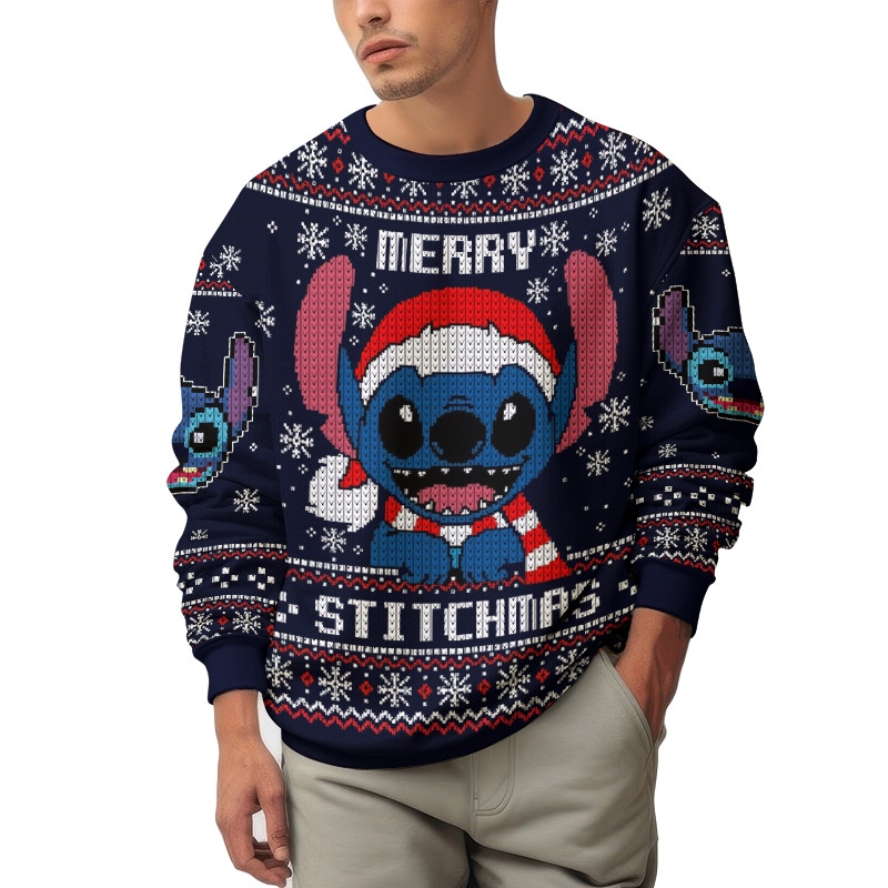 ST100924DKD2-MK2.jpg Stitch Merry Stitchmas Ugly Sweater