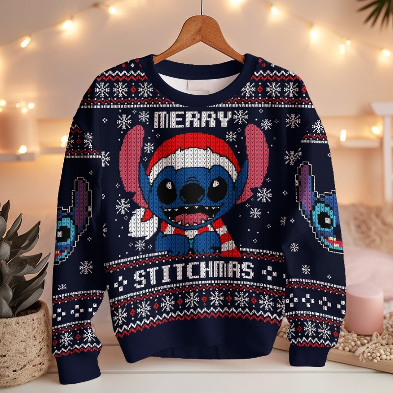 ST100924DKD2-MK3.jpg Stitch Merry Stitchmas Ugly Sweater
