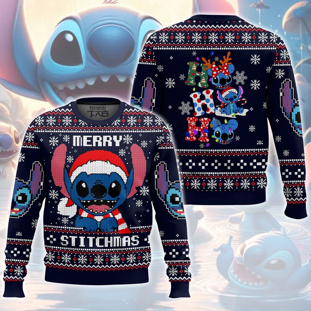 ST100924DKD2-MK5.jpg Stitch Merry Stitchmas Ugly Sweater