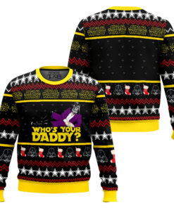 Star Wars Funny Who's Your Daddy Ugly Sweater 2 Star Wars Funny Who's Your Daddy Ugly Sweater