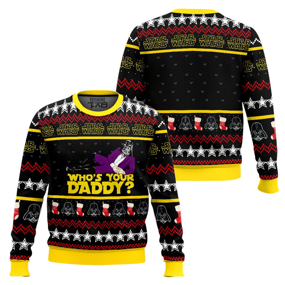 STW061123DHN1DKD-mk1_x2.jpg Star Wars Funny Who's Your Daddy Ugly Sweater