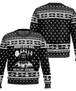 Star Wars Darth Vader Merry Sithmas You Filthy Jedi Rebel Ugly Christmas Sweater