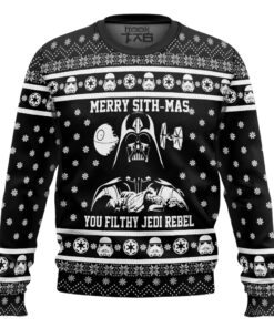 Star Wars Darth Vader Merry Sithmas You Filthy Jedi Rebel Ugly Christmas Sweater