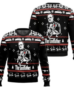 Vito Corleone The Godfather Ugly Christmas Sweater