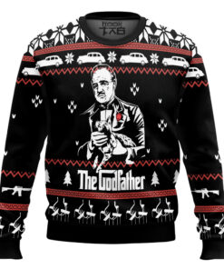 Vito Corleone The Godfather Ugly Christmas Sweater