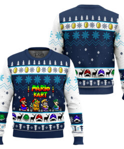 Mario Kart 3D All Over Printed Ugly Sweater