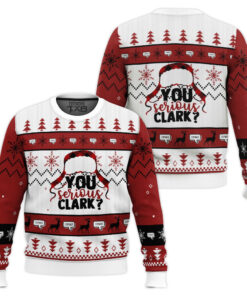 You Serious Clark National Lampoon Vacation Ugly Christmas Sweater 2 You Serious Clark National Lampoon Vacation Ugly Christmas Sweater