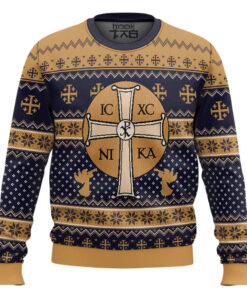 Jesus IC XC Ugly Christmas Sweater