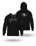 San Francisco 49ers Black 2025 Crucial Catch Sideline Standard Issue Hoodie