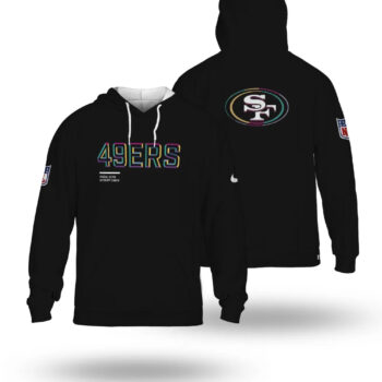 San Francisco 49ers Black 2025 Crucial Catch Sideline Standard Issue Hoodie