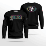 San Francisco 49ers Black 2025 Crucial Catch Sideline Standard Issue Hoodie