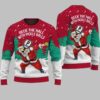 Santa Christmas Deck The Hall With Pickleballs Ugly Christmas Sweater