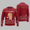 Santa Trump It's Beginning To Look A Lot Like I Told You So Ugly Christmas Sweater