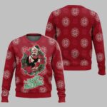 Scary Clown Christmas Terrifier Santa Ugly Christmas Sweater