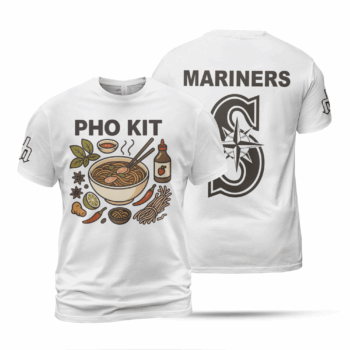 Seattle Mariners 2025 Pho Kit T-Shirt White
