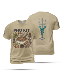 Seattle Mariners 2025 Pho Kit Trident Serpent T-Shirt Sand