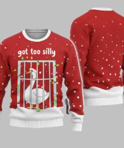 Silly Goose Christmas Ugly Christmas Sweater