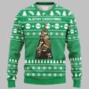 Sloth Tree Ugly Christmas Sweater