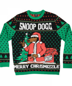 Snoop Dogg Merry Chrismizzle Ugly Christmas Sweater