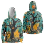 Spooky Ghost Pumpkins Halloween Hoodie