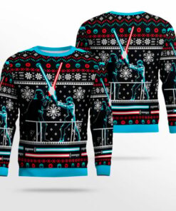Star Wars - Lightsaber Duel Faux Ugly Christmas Sweater