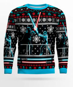 Star Wars - Lightsaber Duel Faux Ugly Christmas Sweater