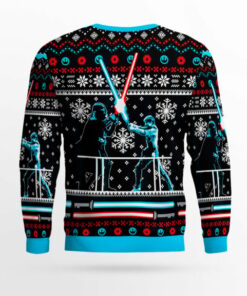 Star Wars - Lightsaber Duel Faux Ugly Christmas Sweater