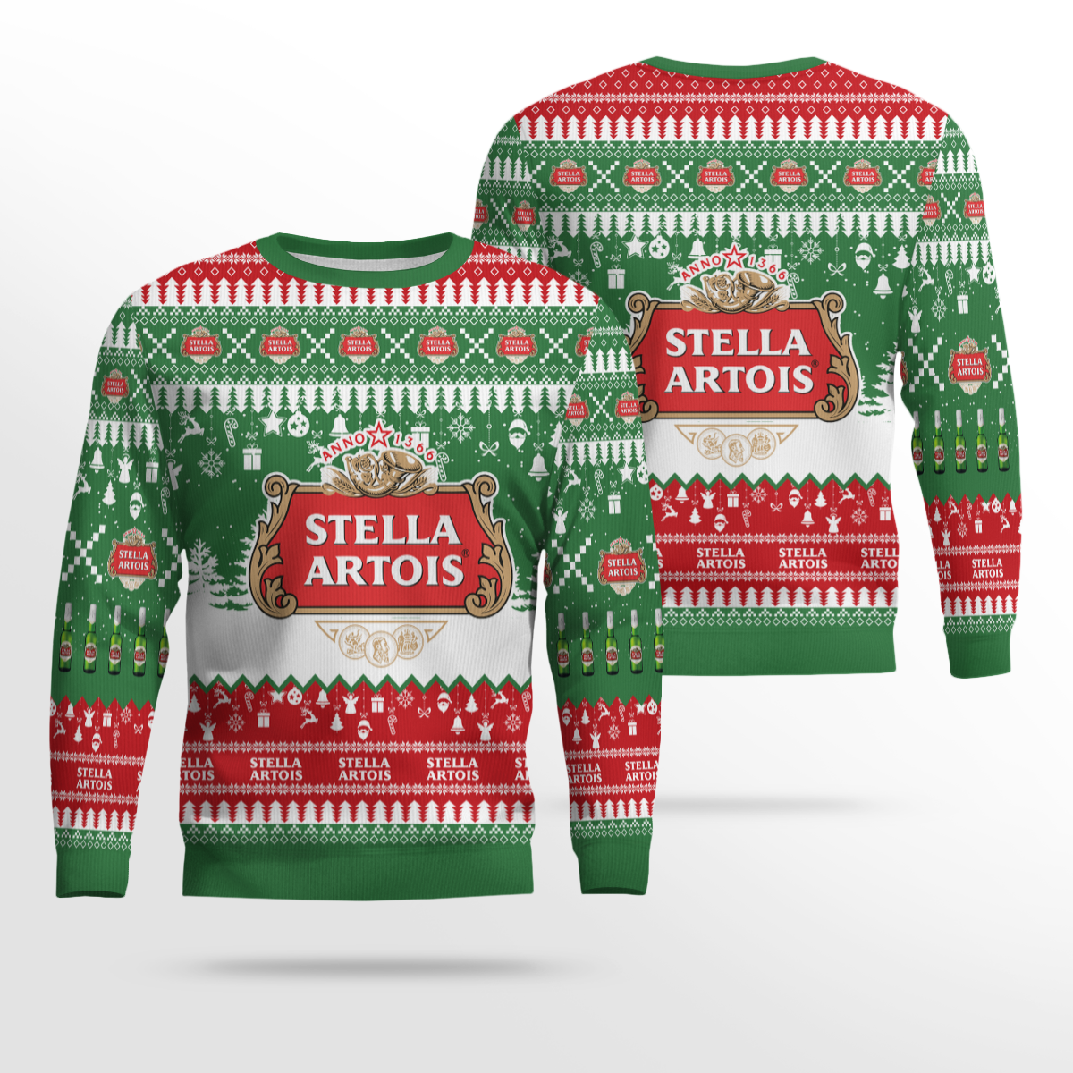 Stella Artois United Kingdom Beer Ugly Sweater Stella Artois United Kingdom Beer Ugly Sweater
