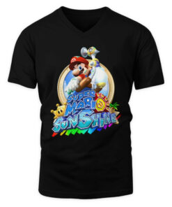 Super Mario Sunshine V-Neck T-Shirt