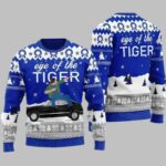 Supernatural Dean Singing Eye Of The Tiger Ugly Christmas Sweater