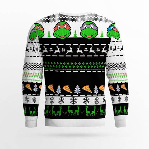 TMNT Ugly Sweater Pizza Dude's Got 30 Seconds Ugly Sweater TMNT Ugly Sweater Pizza Dude's Got 30 Seconds Ugly Sweater