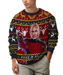 Captain Picard ST Ugly Sweater