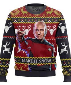 Captain Picard ST Ugly Sweater