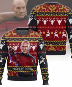 Captain Picard ST Ugly Sweater