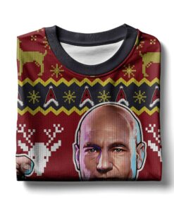 Captain Picard ST Ugly Sweater