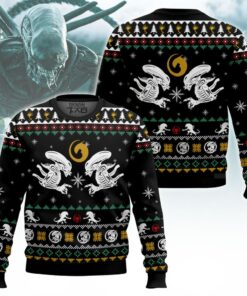Xenomorph Alien Ugly Sweater 2 Xenomorph Alien Ugly Sweater