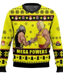 Mega Powers Macho Man and Hulk Hogan Ugly Sweater