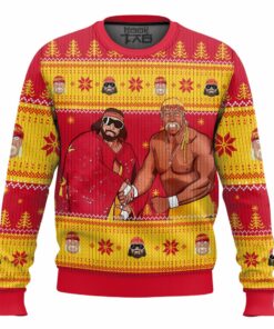 Mega Powers Macho Man and Hulk Hogan Ugly Sweater