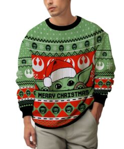 Merry Christmas Yoda Star Wars Ugly Sweater 5 Merry Christmas Yoda Star Wars Ugly Sweater