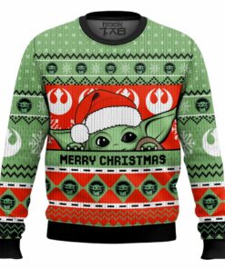 Merry Christmas Yoda Star Wars Ugly Sweater