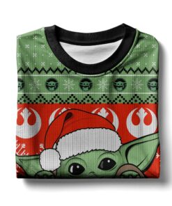 Merry Christmas Yoda Star Wars Ugly Sweater 3 Merry Christmas Yoda Star Wars Ugly Sweater