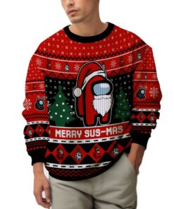 MERRY SUS MAS Among Us Ugly Sweater