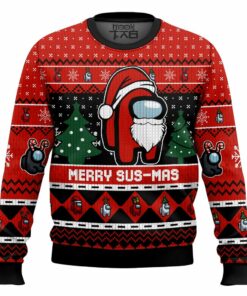 MERRY SUS MAS Among Us Ugly Sweater